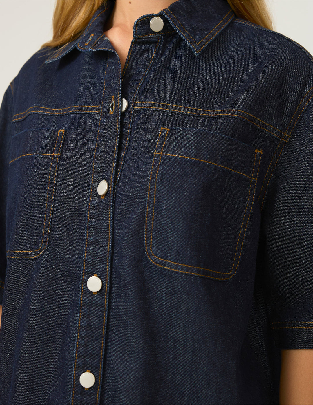 Stella + Gemma Indigo Reese Denim Shirt