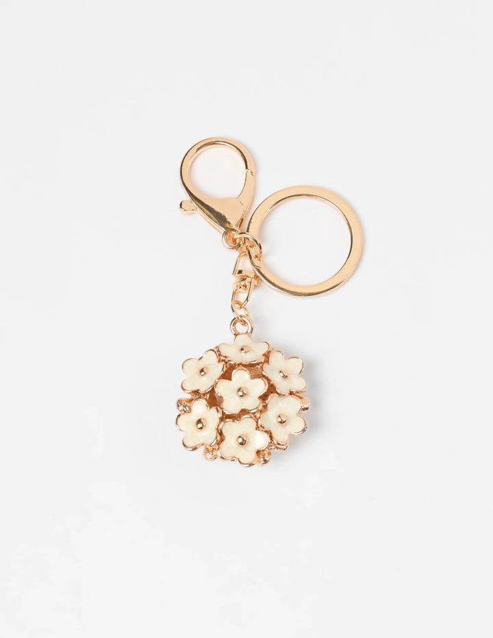 Stella + Gemma Flower Ball Keychain