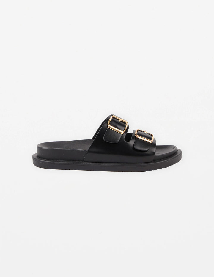 Stella + Gemma Black Etienne Slides