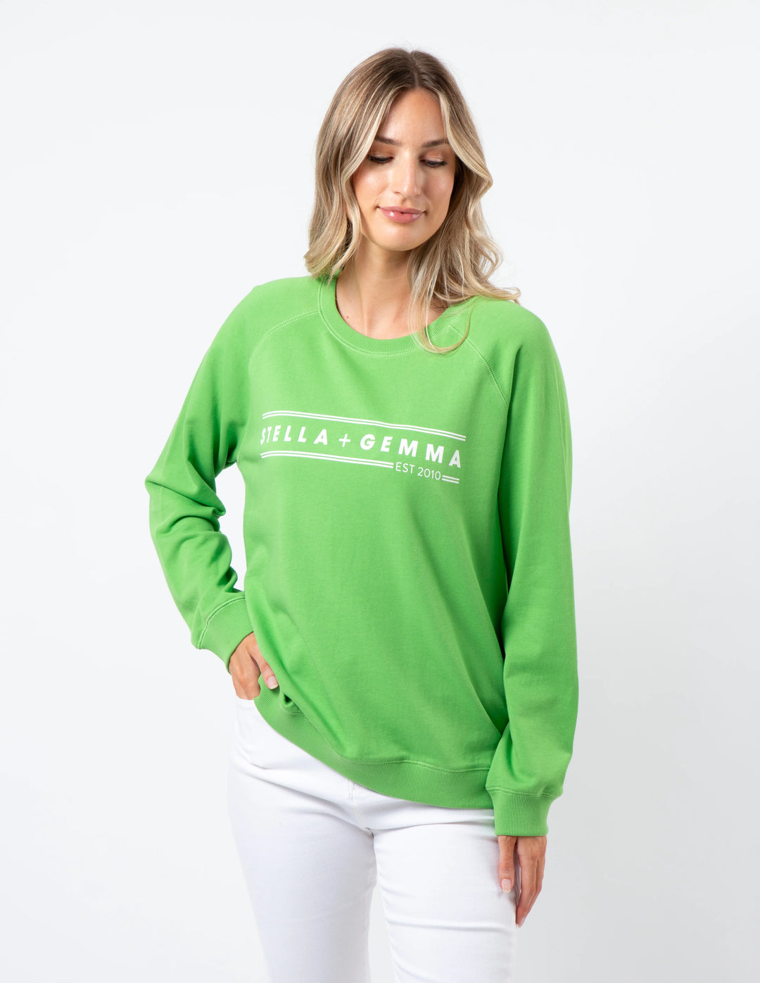Stella + Gemma Pear Logo Classic Sweater