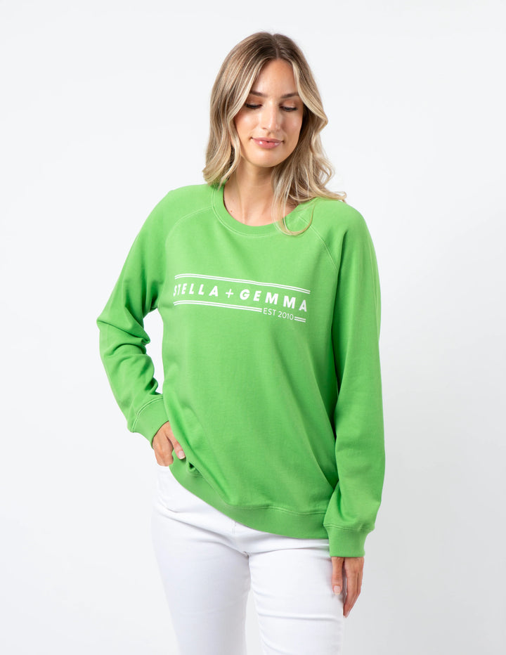 Stella + Gemma Pear Logo Classic Sweater