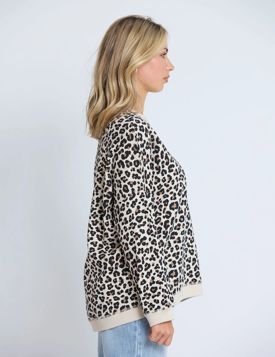 Stella + Gemma Leopard Newport Sweatshirt