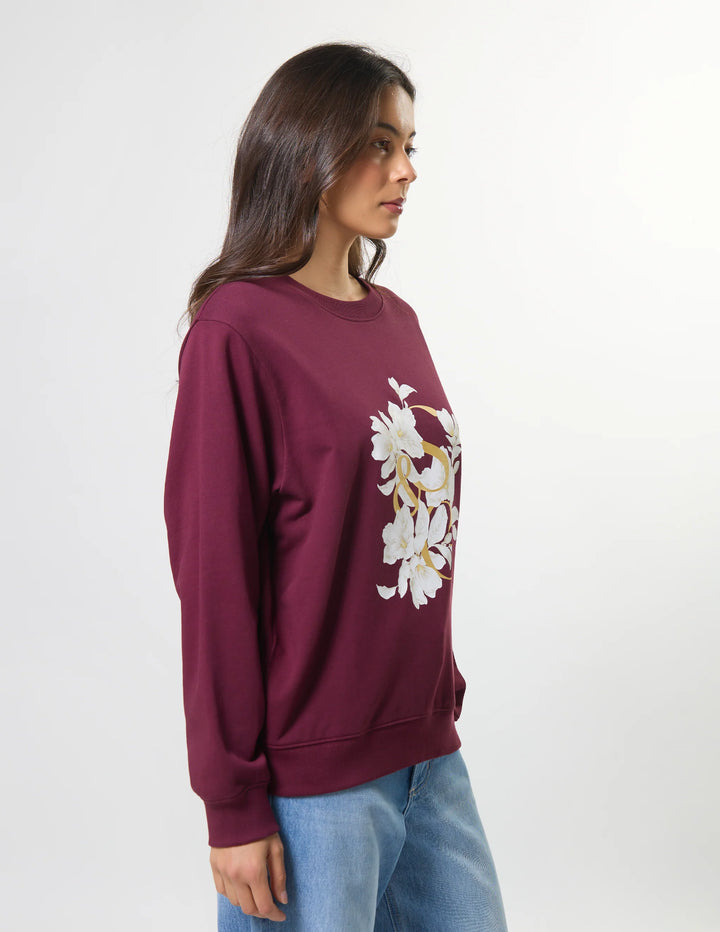 Stella + Gemma Burgundy Beauty Essential Sweater