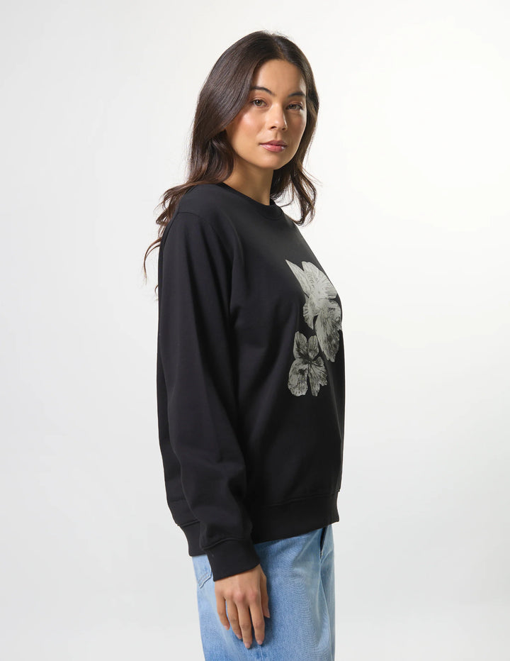 Stella + Gemma Black Cocoa Bloom Sweatshirt
