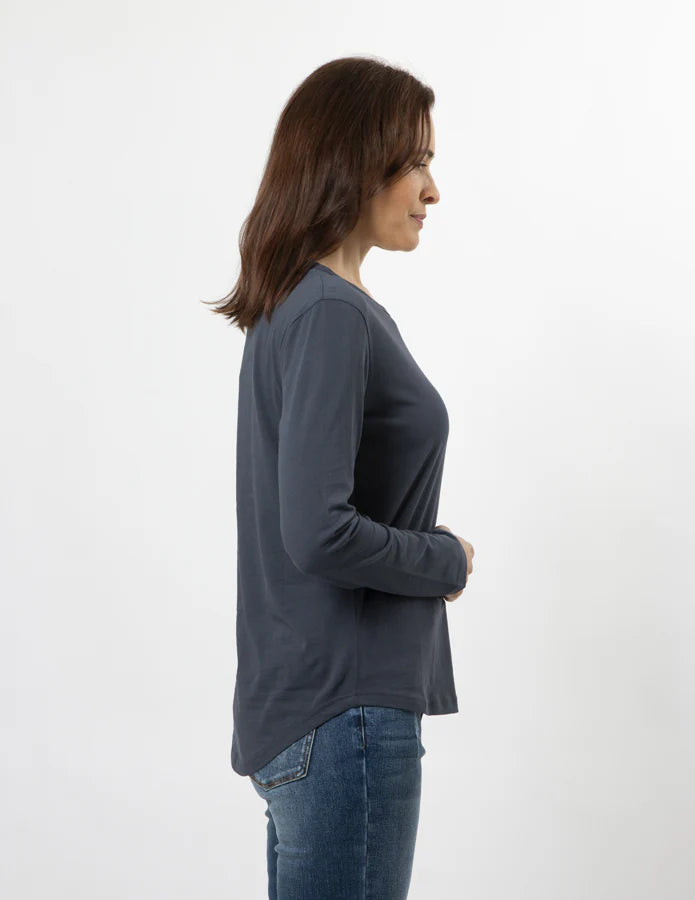 Stella + Gemma Fly High Indigo LS Tee