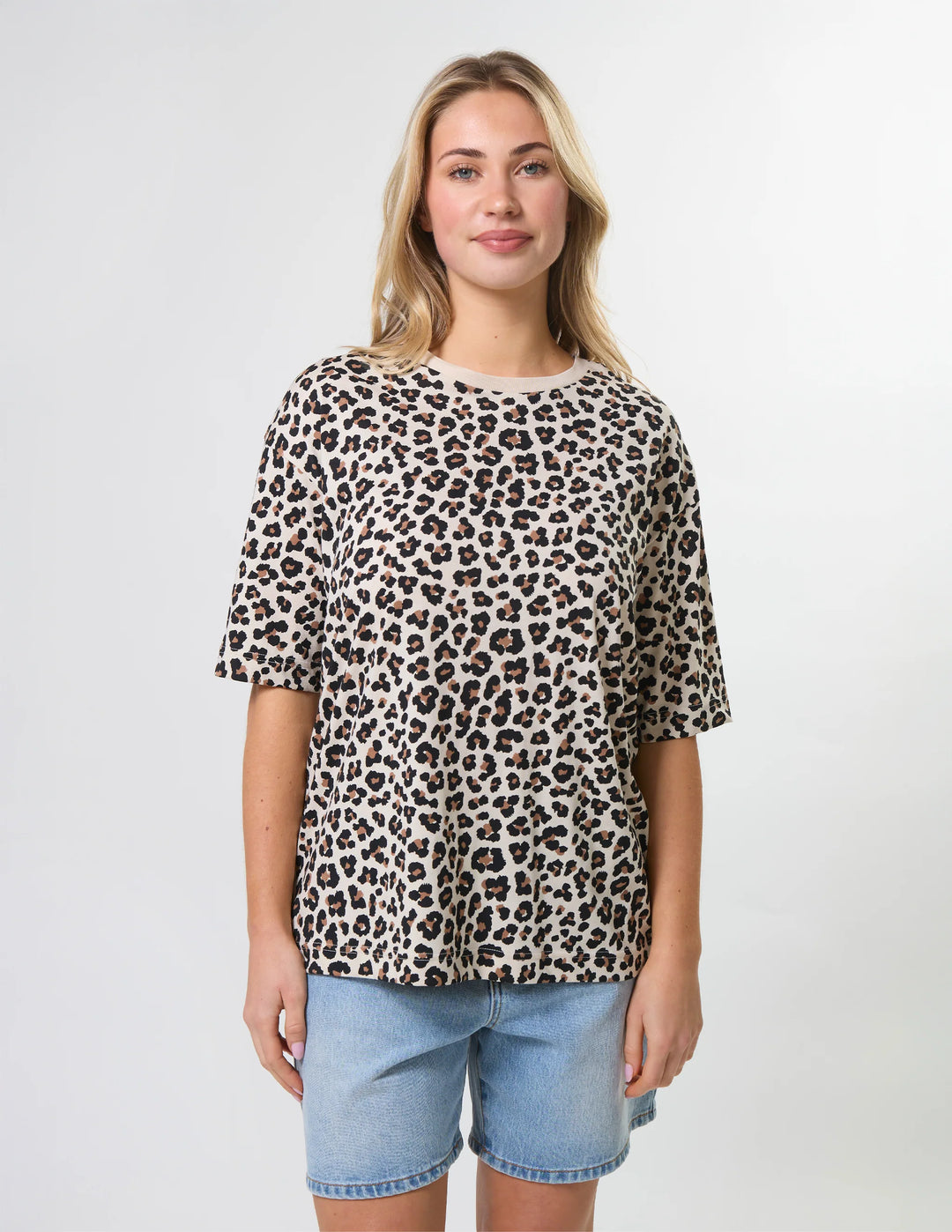 Stella + Gemma Leopard Print Porter Tee