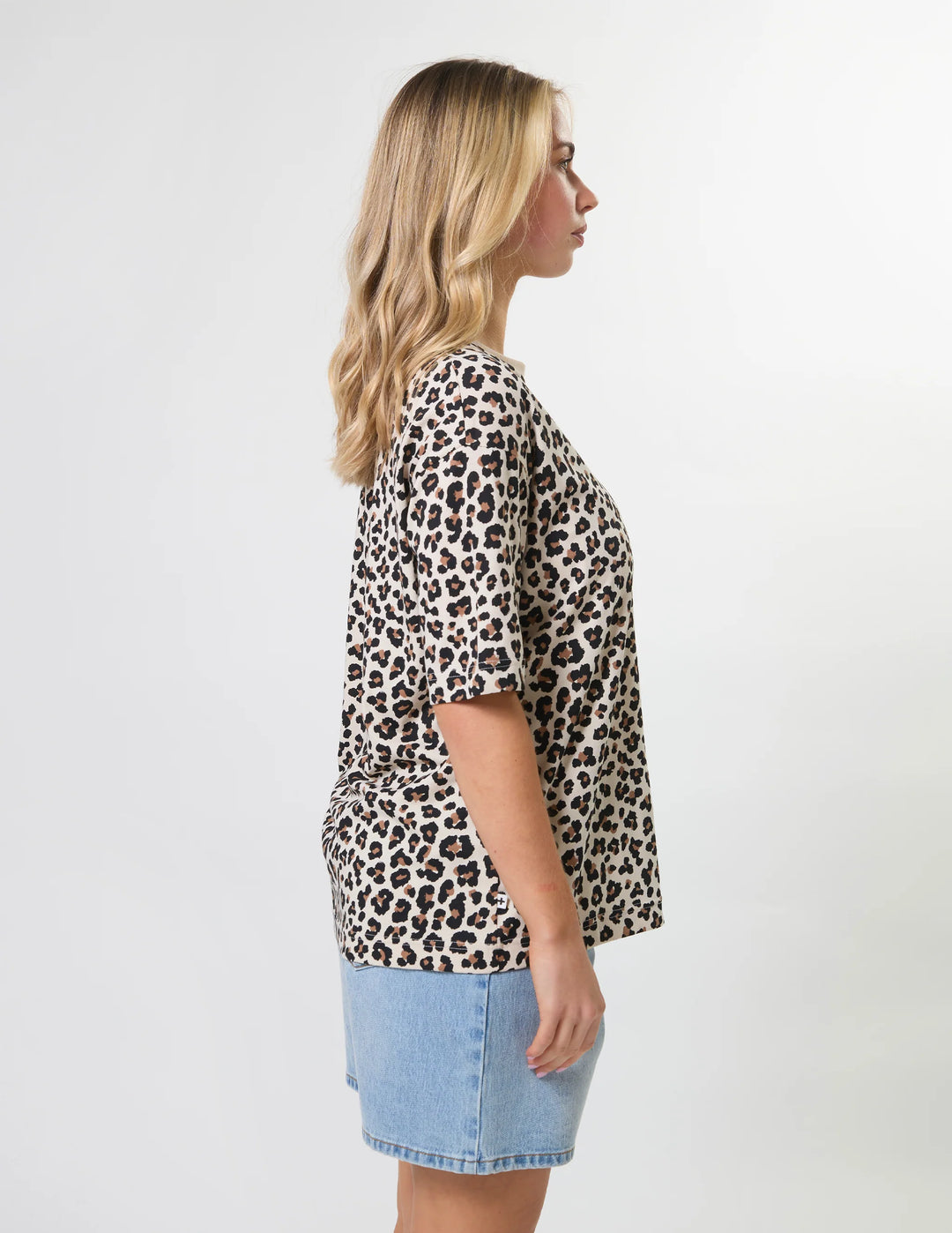 Stella + Gemma Leopard Print Porter Tee