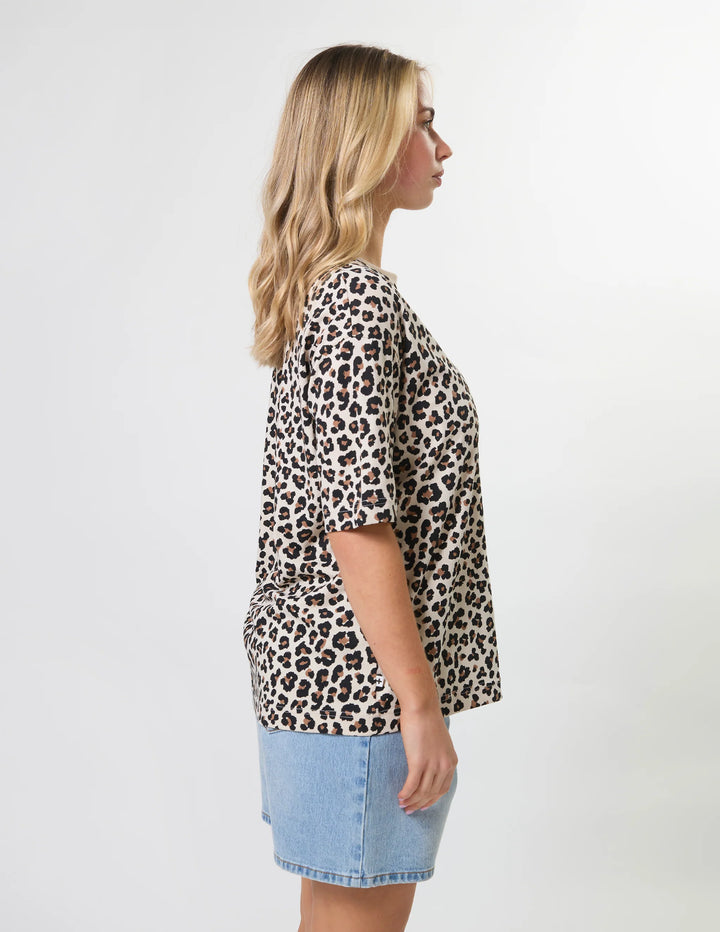 Stella + Gemma Leopard Print Porter Tee