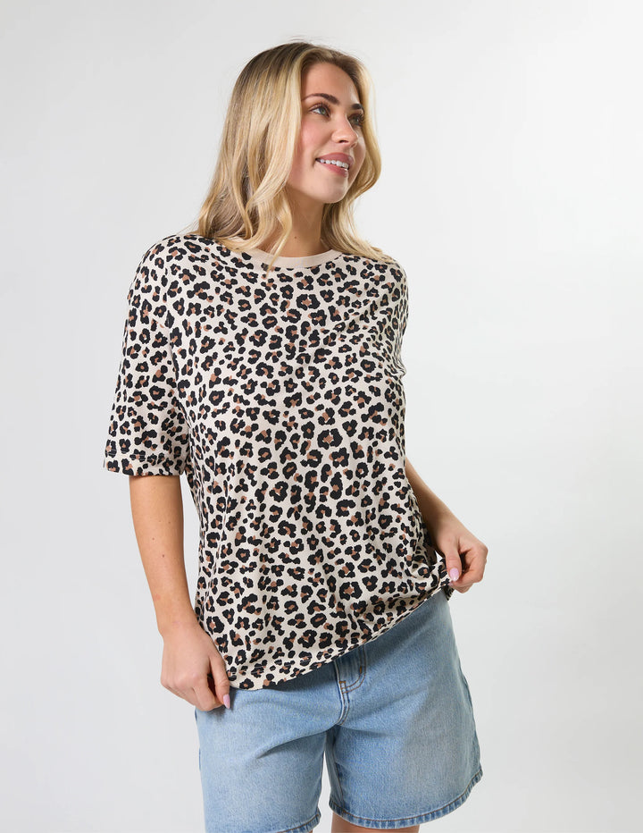 Stella + Gemma Leopard Print Porter Tee
