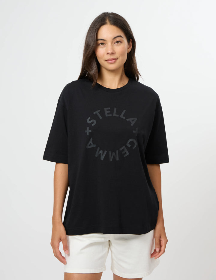 Stella + Gemma Black Rotation Porter Tee