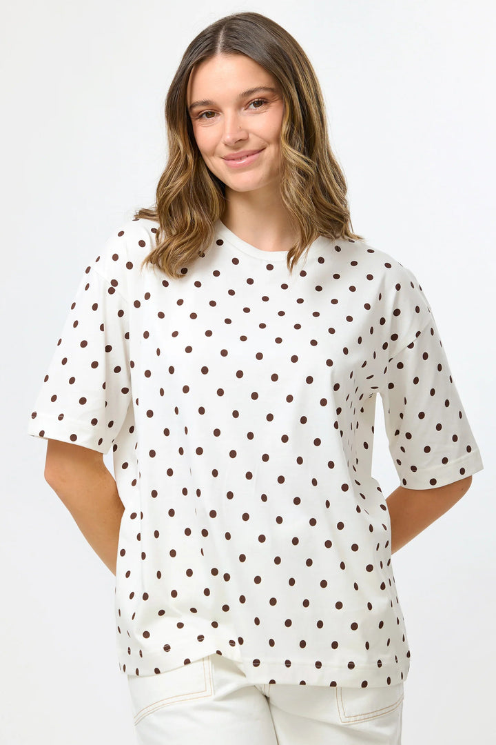 Stella + Gemma Milk Spot Porter Tee
