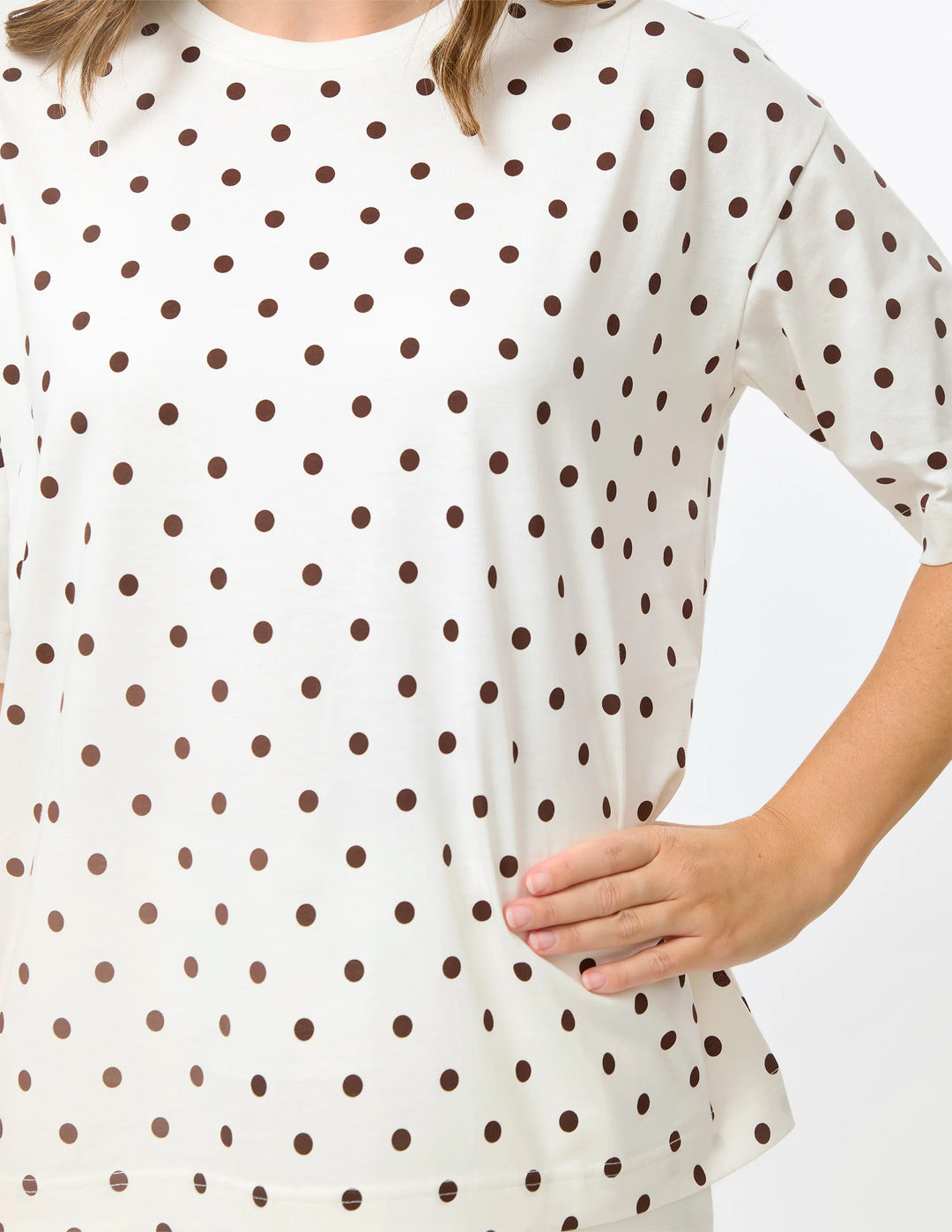 Stella + Gemma Milk Spot Porter Tee