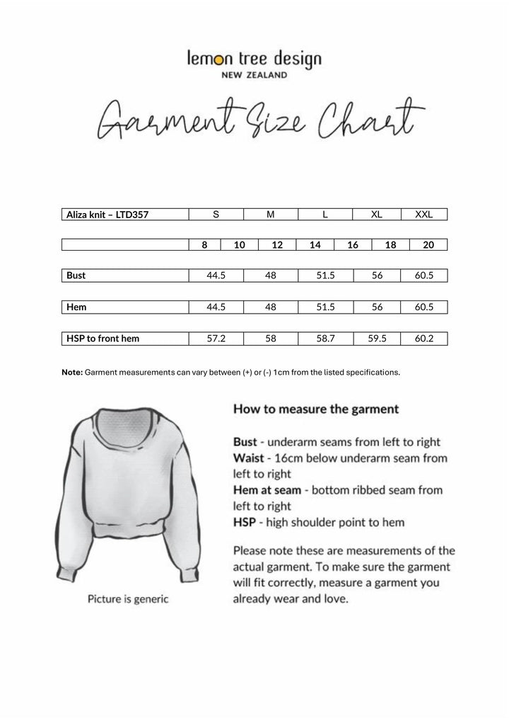 Lemon Tree Aliza Knit Khaki & Navy