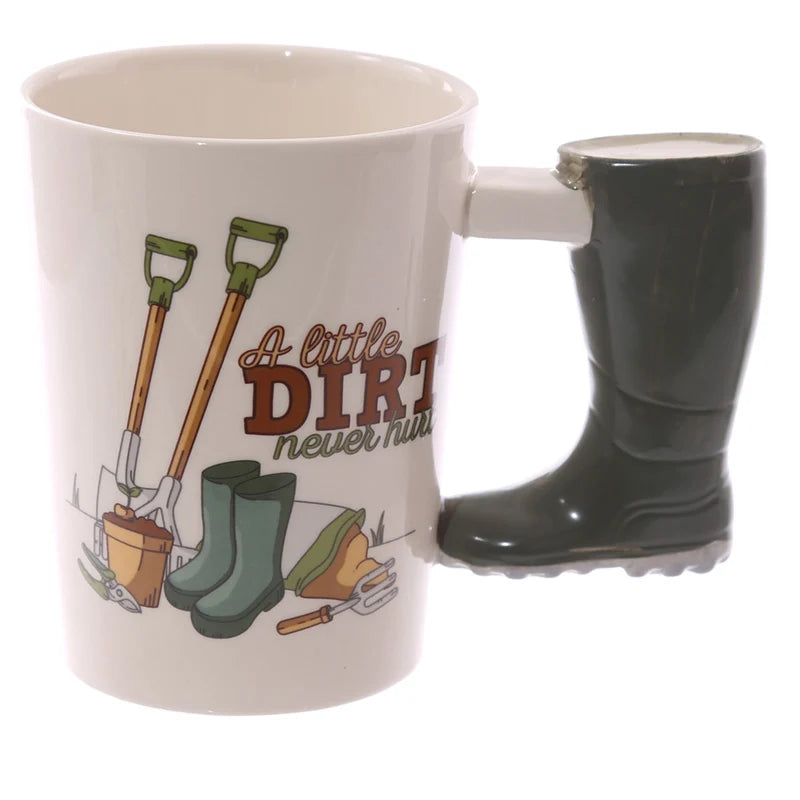 Garden Tool Wellington Boot Mug