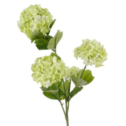 55cm Snowball Green Spray Artificial