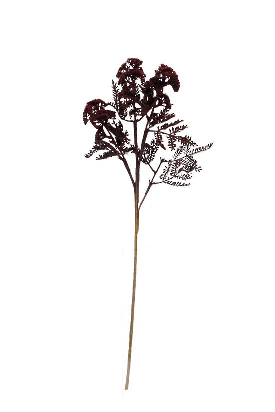 72cm Burgundy Wild Flower Artificial