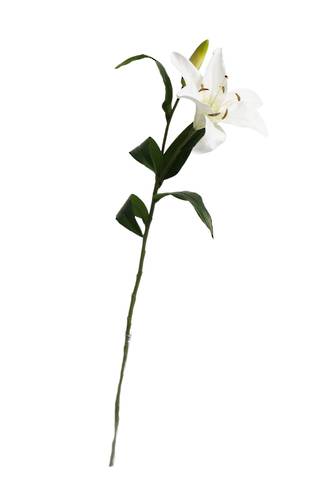 82cm Lily Spray Flower & Bud