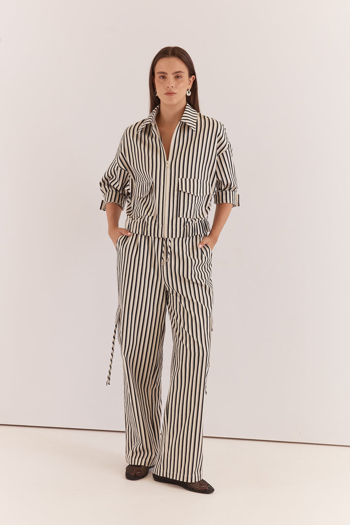 Sass Striped Rachel Jacket