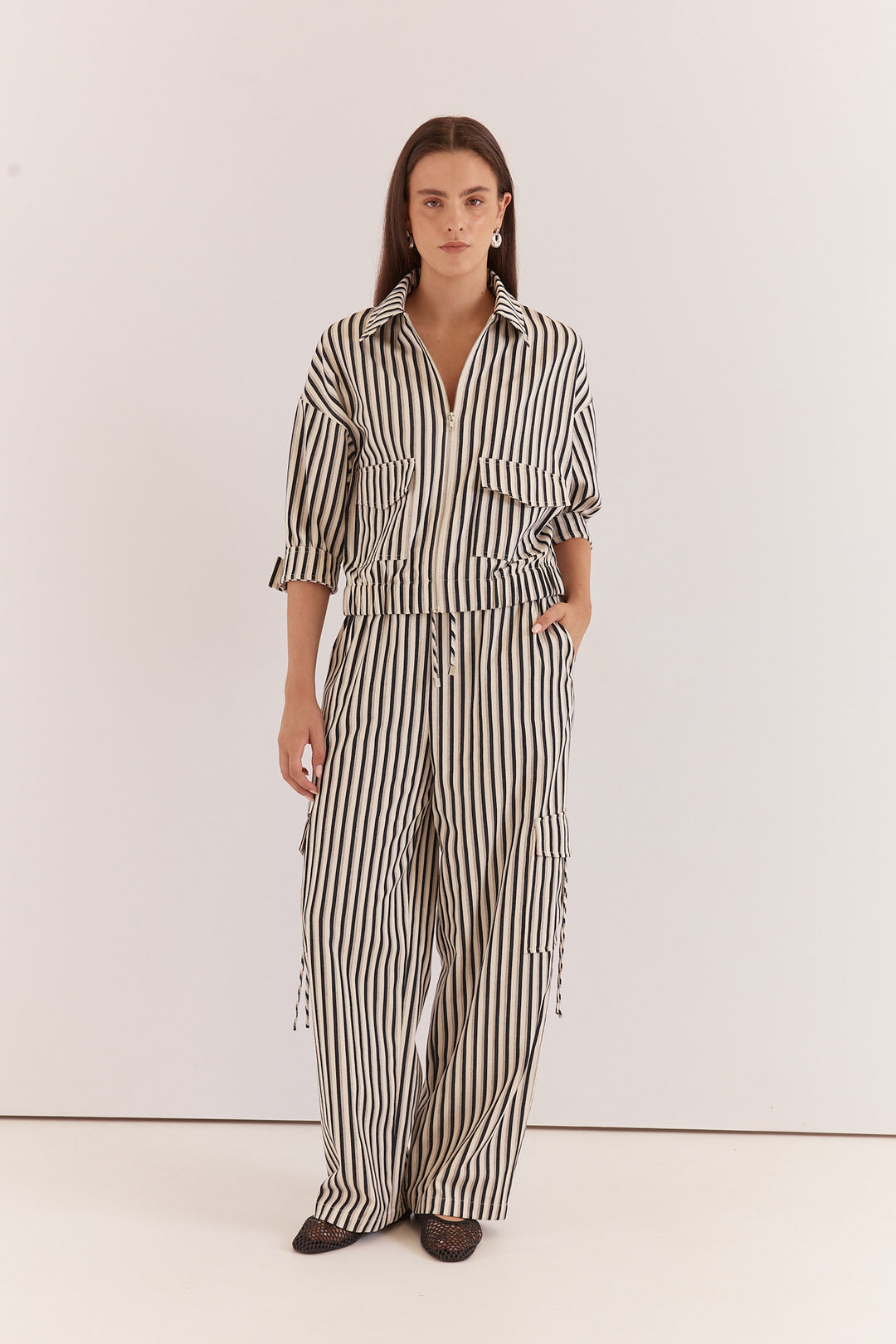 Sass May Tie Waist Cargo Pant