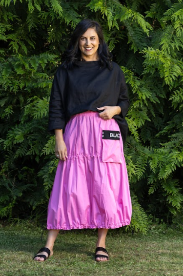 PINK PUFF SKIRT