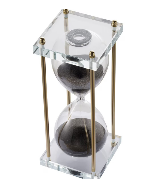 BLACK GOLD HOURGLASS