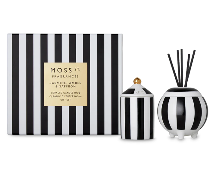 Moss St Jasmine, Amber & Safron Gift Set