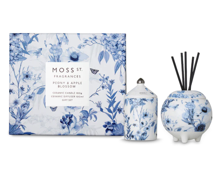 Moss St Peony & Apple Blossom Gift Set