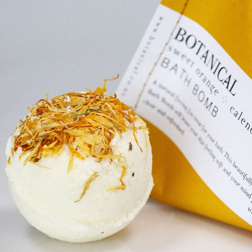 SWEET ORANGE & CALENDULA BATH BOMB - RAPT ONLINE