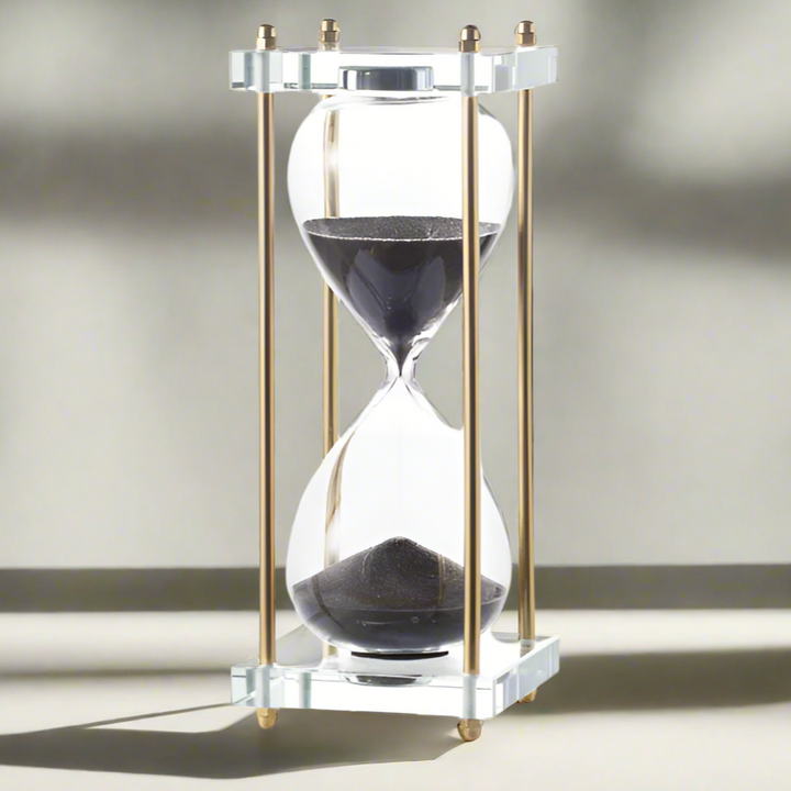 BLACK GOLD HOURGLASS