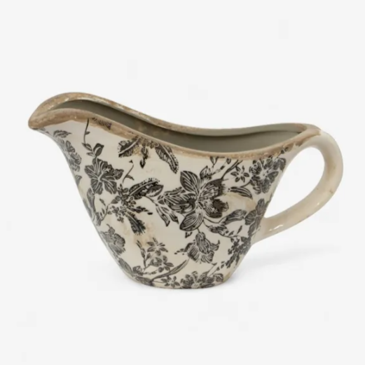 French Country Floral Bowl Jug