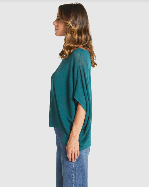TEAL IRISES KNIT
