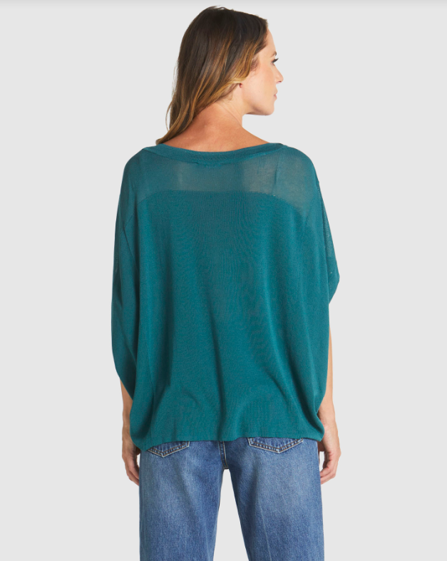 TEAL IRISES KNIT