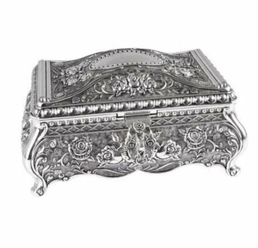 Kate Silver Jewellery Box