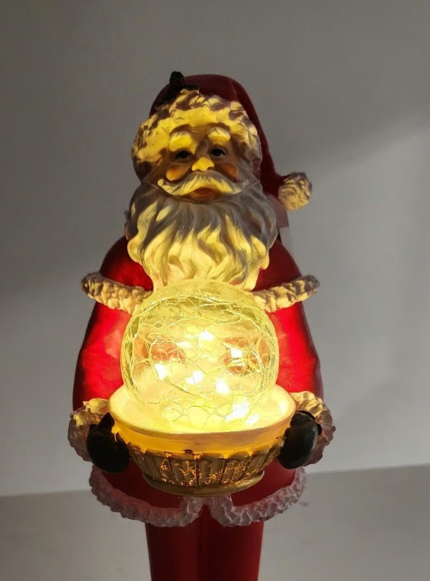 46.5cm Santa Globe Christmas Light Up