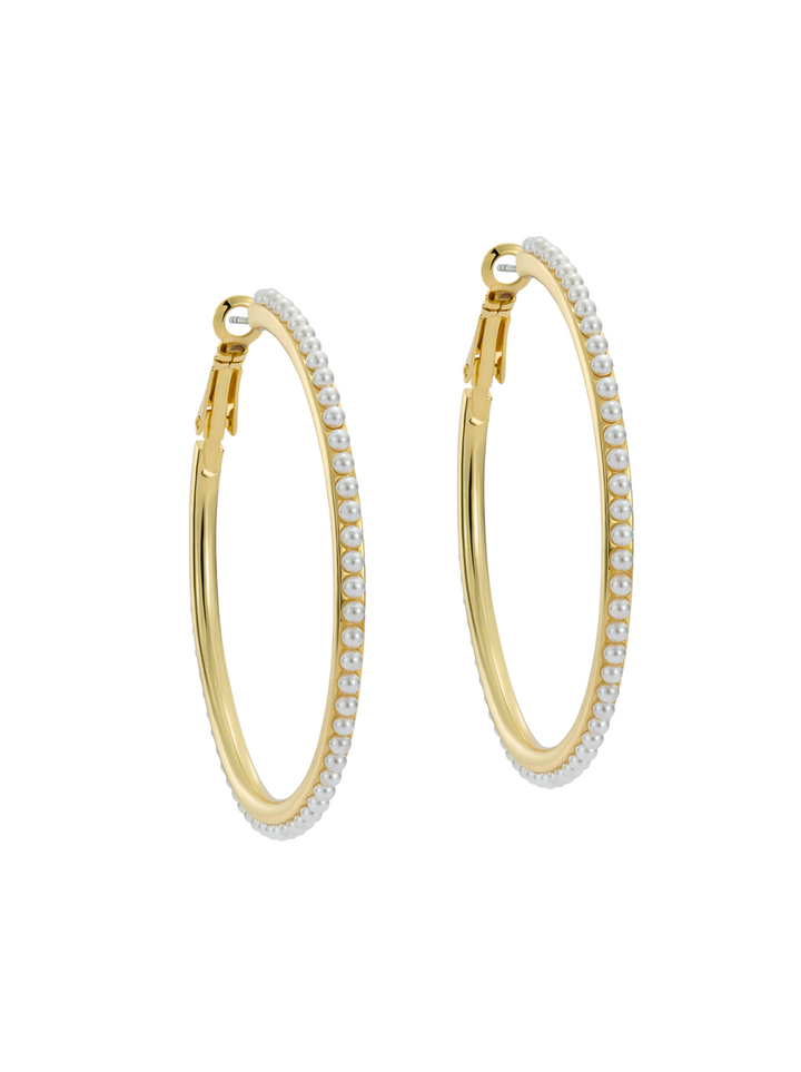 Ted Baker Perla Large Hoop Earrings Gold