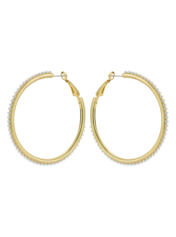 Ted Baker Perla Large Hoop Earrings Gold