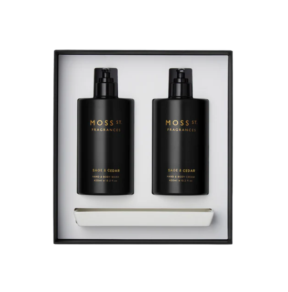 Moss St 450ml Sage & Cedar Hand Duo Gift Sey