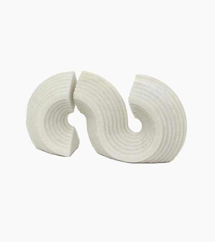 French Country S-Curved Bookend