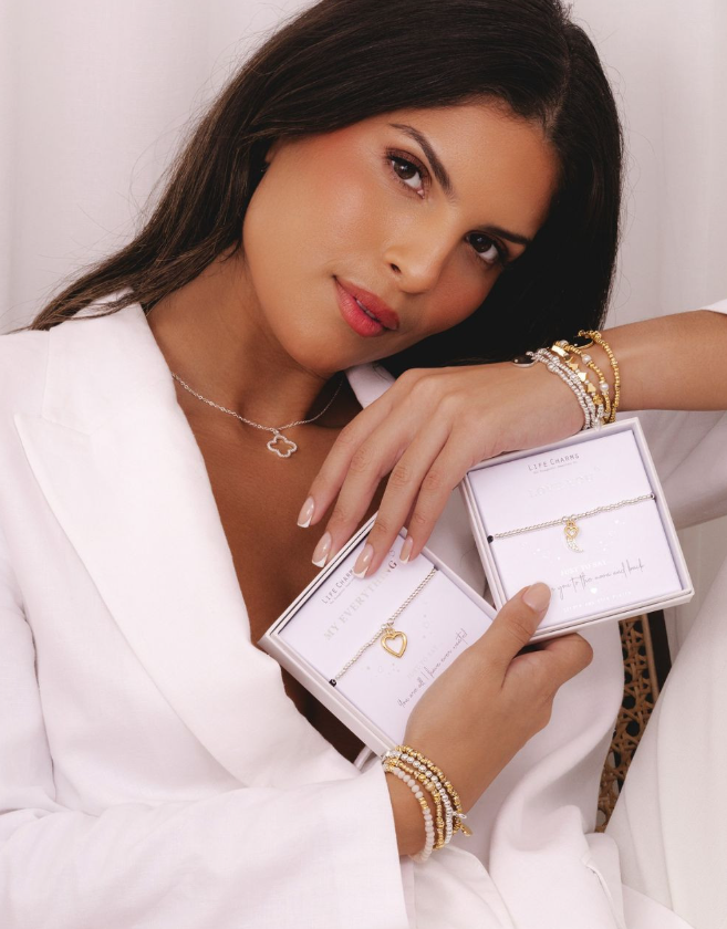 Family Life Charms Silver Bracelet