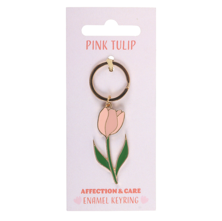 Pinky Tulip Keyring