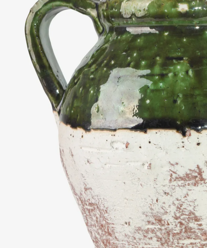French Country Romano Rustic Green Jug