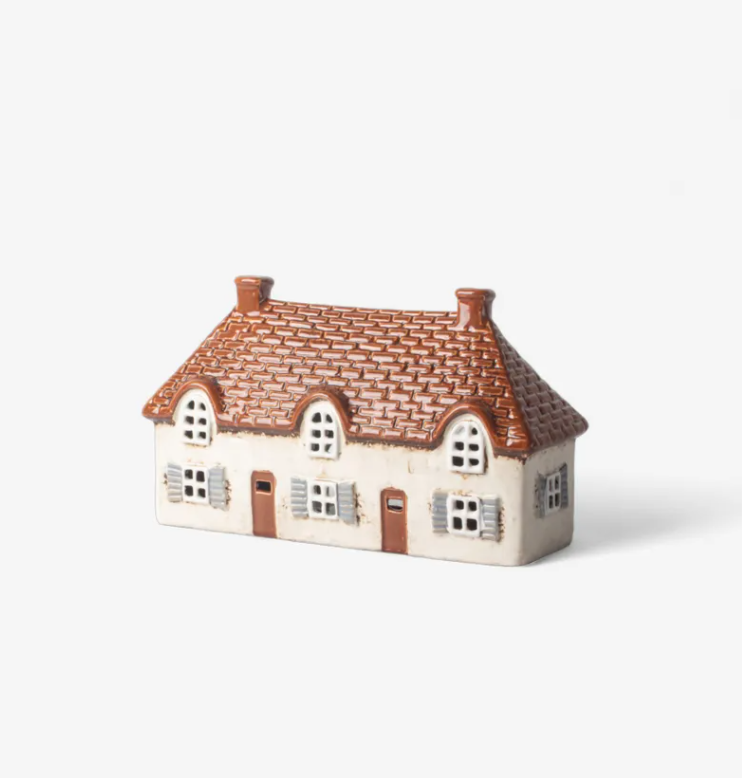 French Country Cotswold Tea Light Cottage Ivory