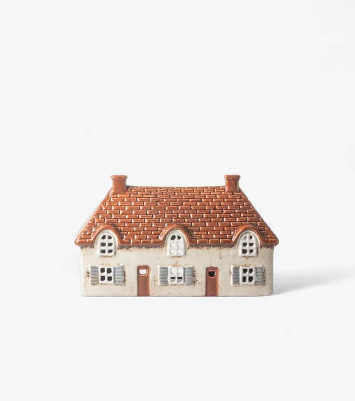 French Country Cotswold Tea Light Cottage Ivory
