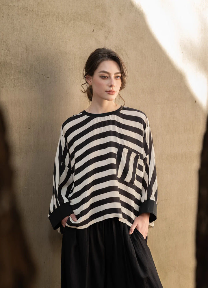 Blacklist Stripe Arden Top