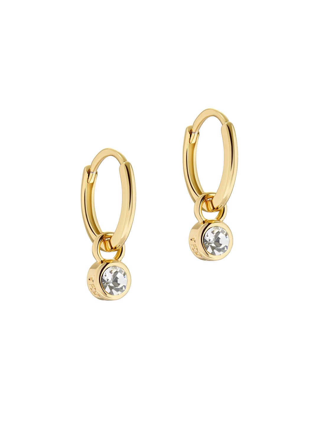 Ted Baker Sinalaa Gold Huggie Earrings
