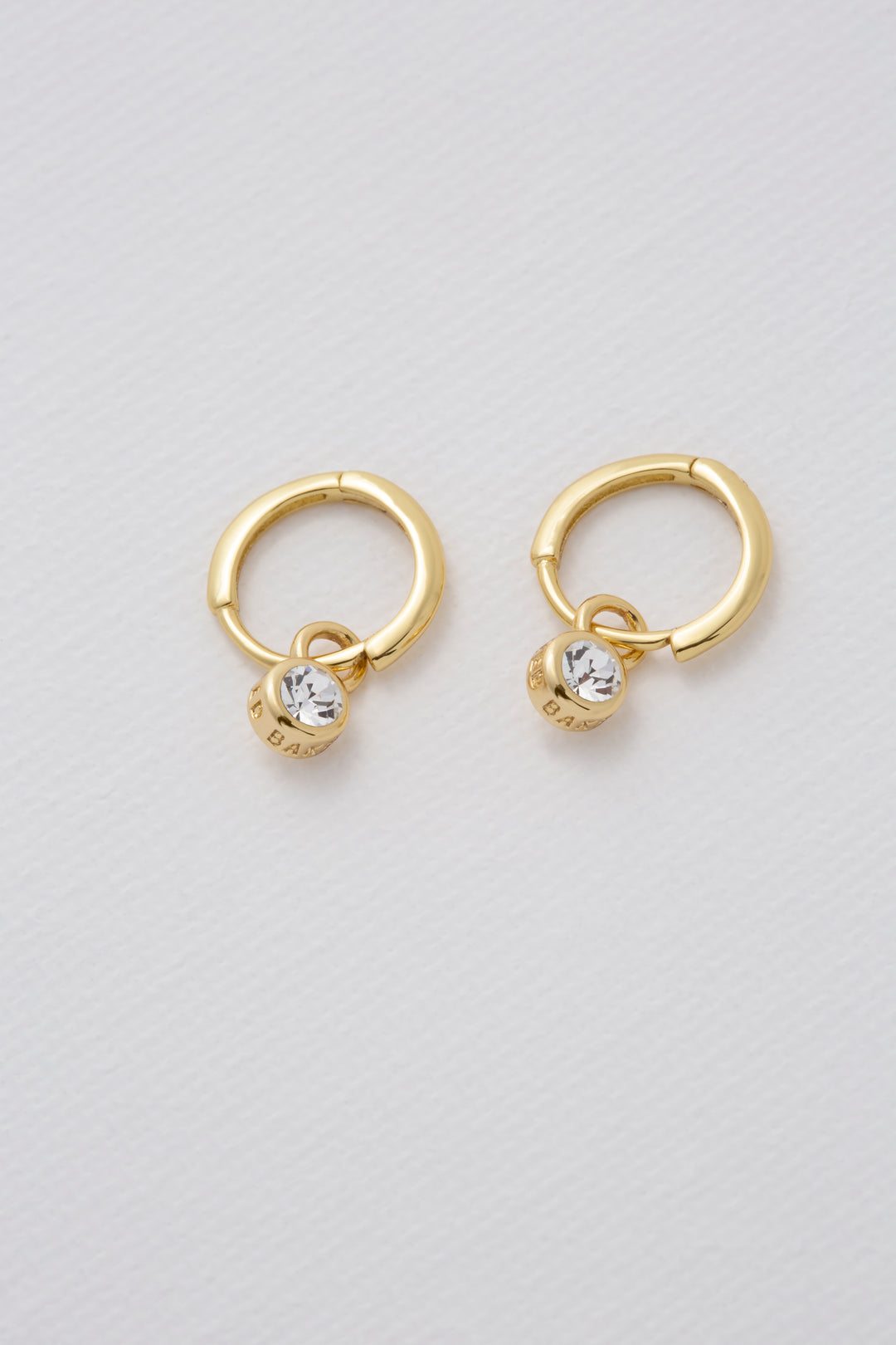Ted Baker Sinalaa Gold Huggie Earrings