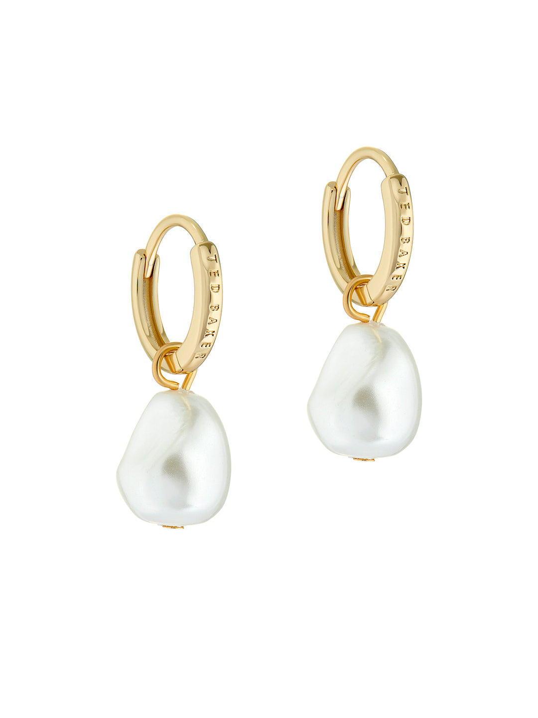 Ted Baker Periyaa Faux Pearl Huggie Hoops