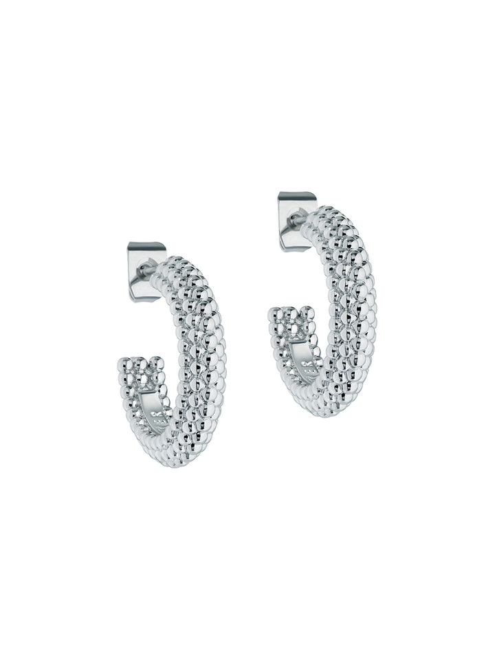 Ted Baker Dotetta Hoop Earrings Silver