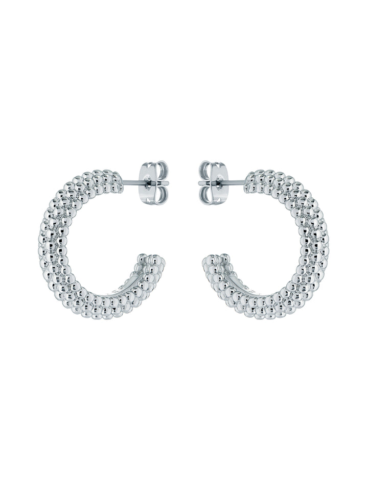 Ted Baker Dotetta Hoop Earrings Silver