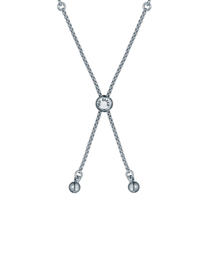 Ted Baker Isela Crystal Baguette Toggle Bracelet Silver